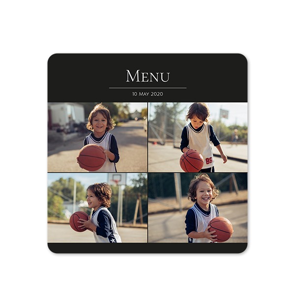 Single Card square rounded corners 14,3 x 14,3 cm