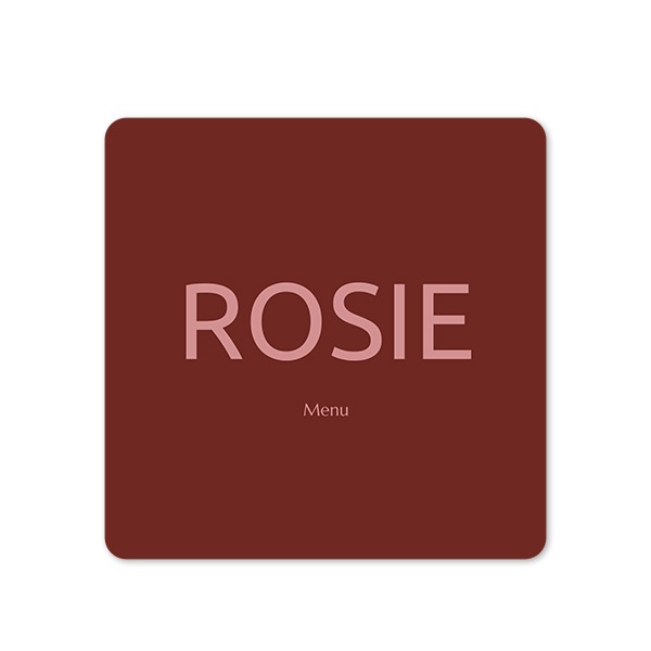 Single Card square rounded corners 14,3 x 14,3 cm