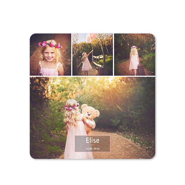 Single Card square rounded corners 14,3 x 14,3 cm