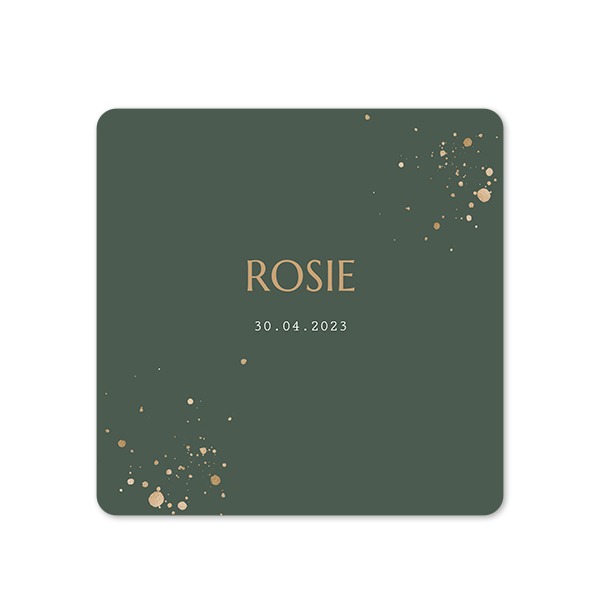 Enkle Fotokort kvadratisk runde hjørner 14,3 x 14,3 cm