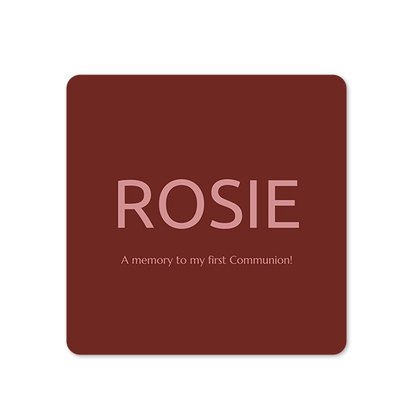 Single Card square rounded corners 14,3 x 14,3 cm