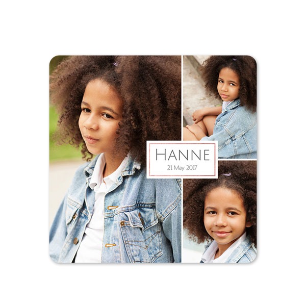 Single Card square rounded corners 14,3 x 14,3 cm Single Card square rounded corners 14,3 x 14,3 cm