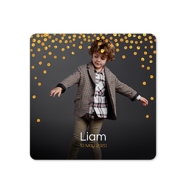 Enkle Fotokort kvadratisk runde hjørner 14,3 x 14,3 cm Enkle Fotokort kvadratisk runde hjørner 14,3 x 14,3 cm