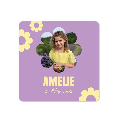 Single Card square rounded corners 14,3 x 14,3 cm