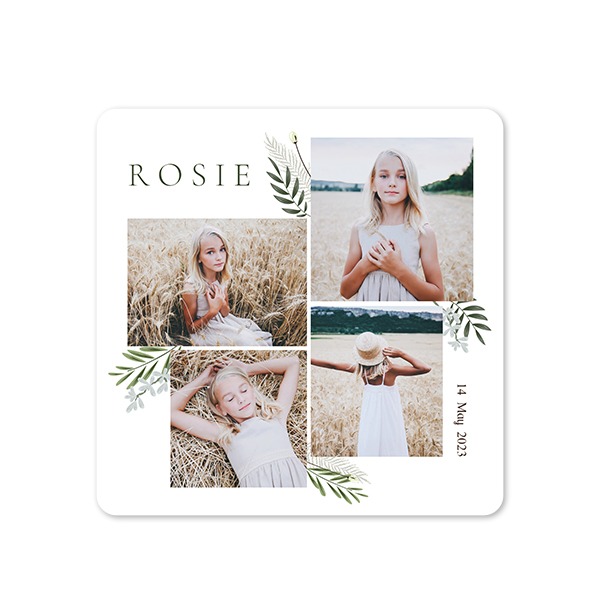 Single Card square rounded corners 14,3 x 14,3 cm Single Card square rounded corners 14,3 x 14,3 cm