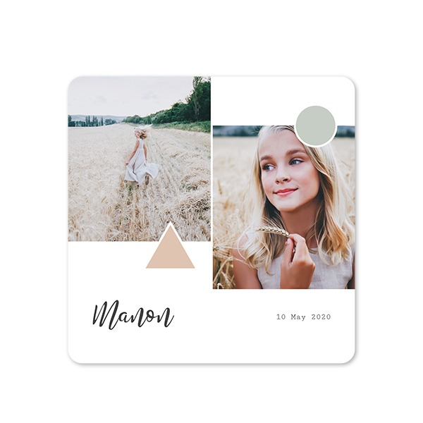 Single Card square rounded corners 14,3 x 14,3 cm Single Card square rounded corners 14,3 x 14,3 cm