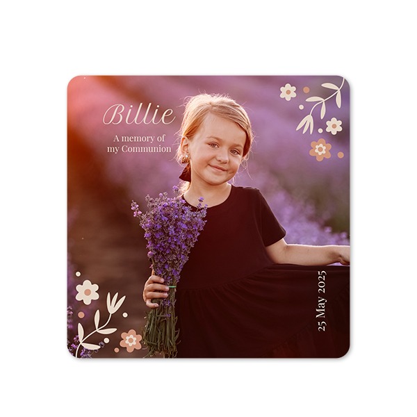 Single Card square rounded corners 14,3 x 14,3 cm