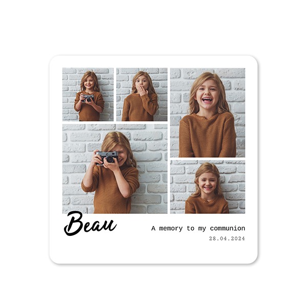 Single Card square rounded corners 14,3 x 14,3 cm