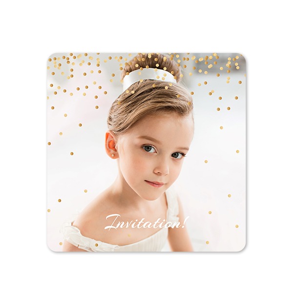 Single Card square rounded corners 14,3 x 14,3 cm