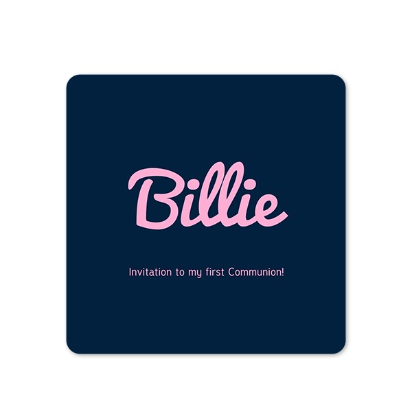 Single Card square rounded corners 14,3 x 14,3 cm