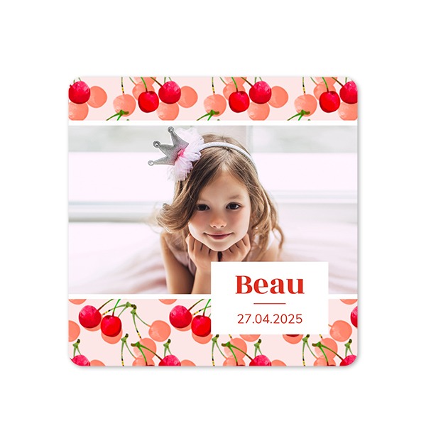 Single Card square rounded corners 14,3 x 14,3 cm