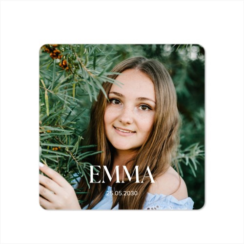 Single Card square rounded corners 14,3 x 14,3 cm