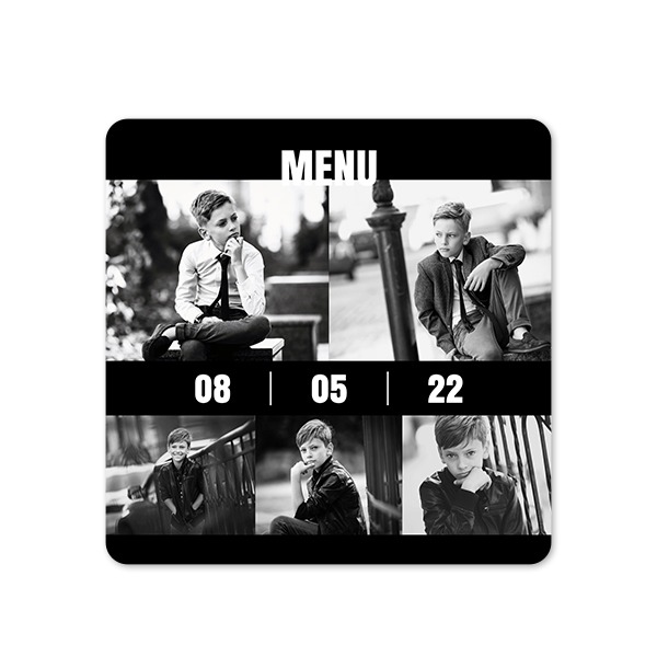 Single Card square rounded corners 14,3 x 14,3 cm