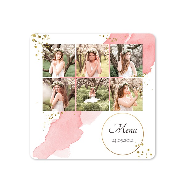 Single Card square rounded corners 14,3 x 14,3 cm Single Card square rounded corners 14,3 x 14,3 cm