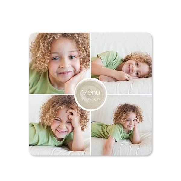 Single Card square rounded corners 14,3 x 14,3 cm