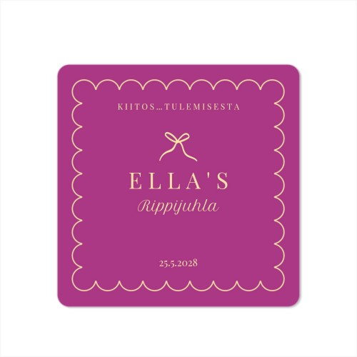 Klassiset Kuvakortit Neliö pyöristetyillä kulmilla 14,3 x 14,3 cm