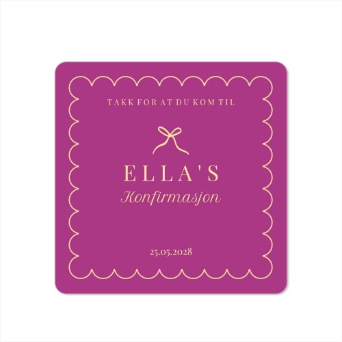 Enkle Fotokort kvadratisk runde hjørner 14,3 x 14,3 cm Enkle Fotokort kvadratisk runde hjørner 14,3 x 14,3 cm