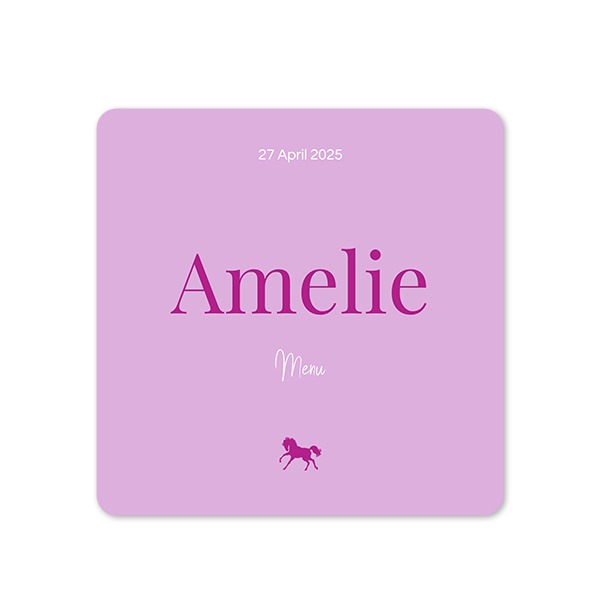 Single Card square rounded corners 14,3 x 14,3 cm