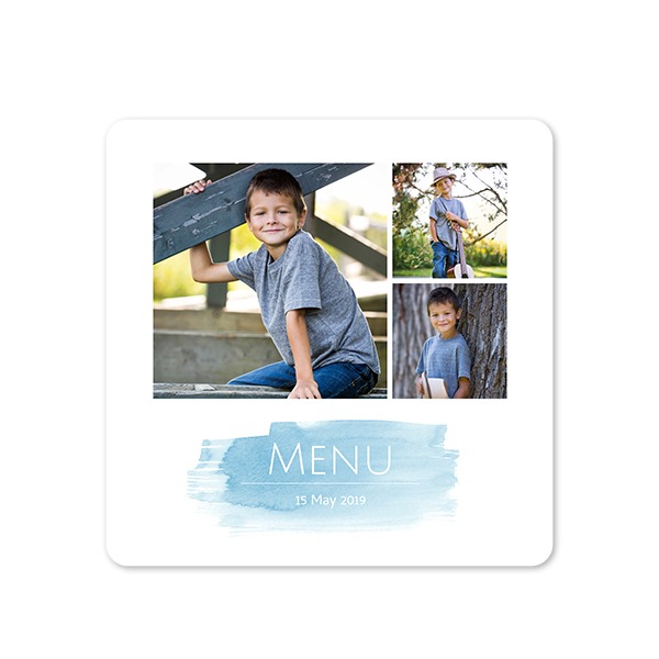 Fotokaart Vierkant met ronde hoeken 14,3 x 14,3 cm