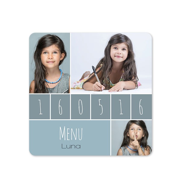 Single Card square rounded corners 14,3 x 14,3 cm
