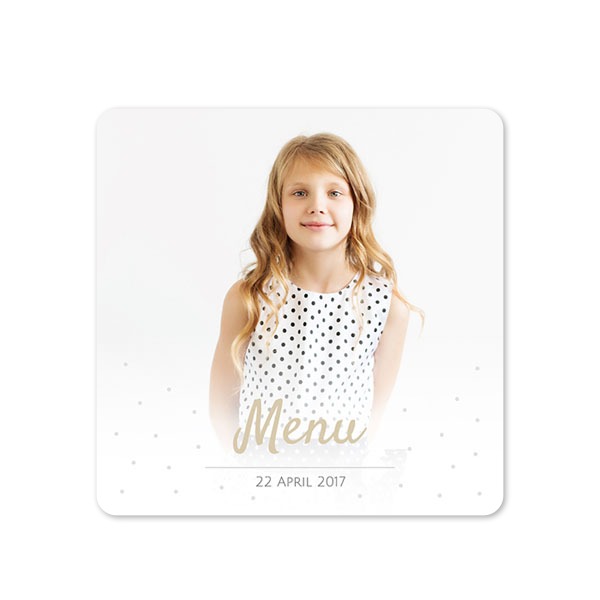 Single Card square rounded corners 14,3 x 14,3 cm