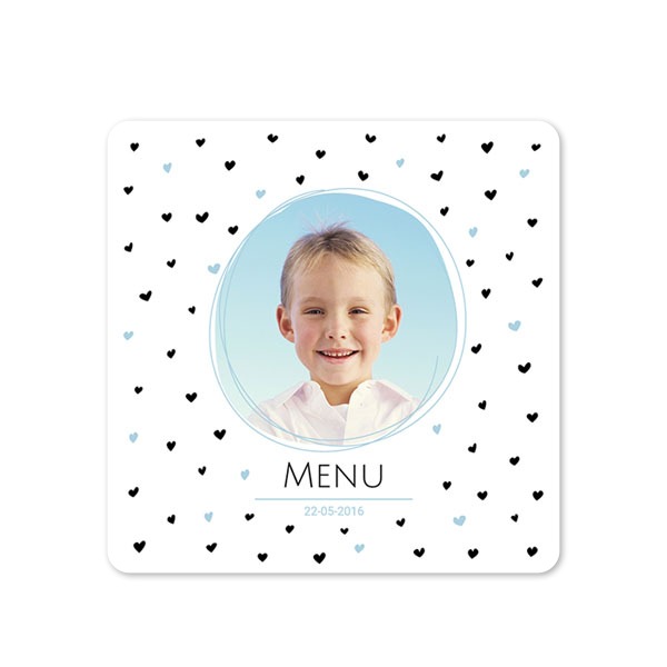 Enkle Fotokort kvadratisk runde hjørner 14,3 x 14,3 cm