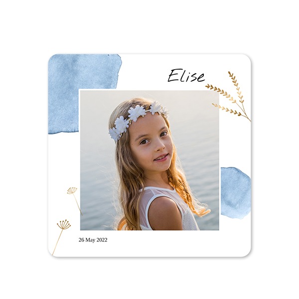 Single Card square rounded corners 14,3 x 14,3 cm