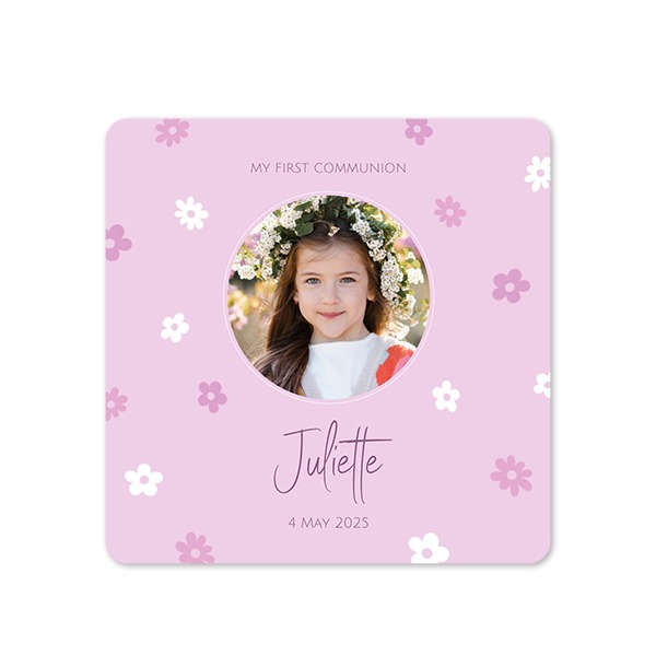 Enkle Fotokort kvadratisk runde hjørner 14,3 x 14,3 cm