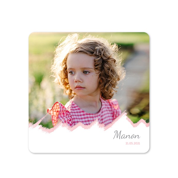 Single Card square rounded corners 14,3 x 14,3 cm