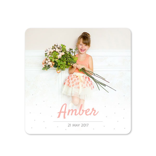 Single Card square rounded corners 14,3 x 14,3 cm Single Card square rounded corners 14,3 x 14,3 cm