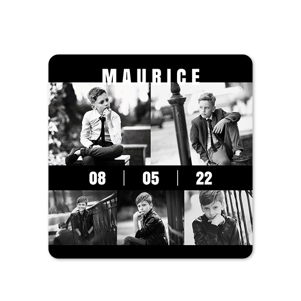 Single Card square rounded corners 14,3 x 14,3 cm