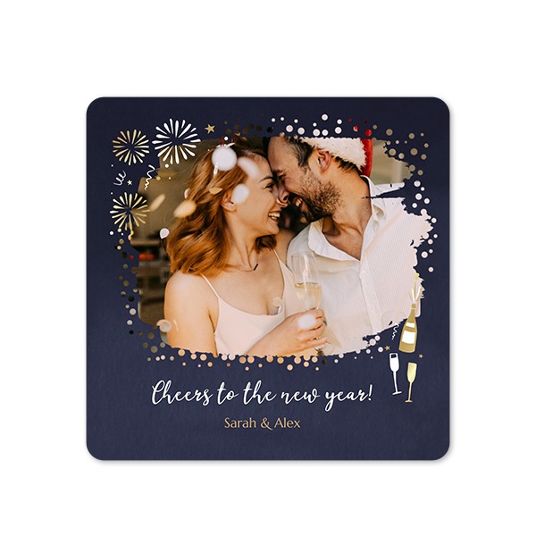 Single Card square rounded corners 14,3 x 14,3 cm