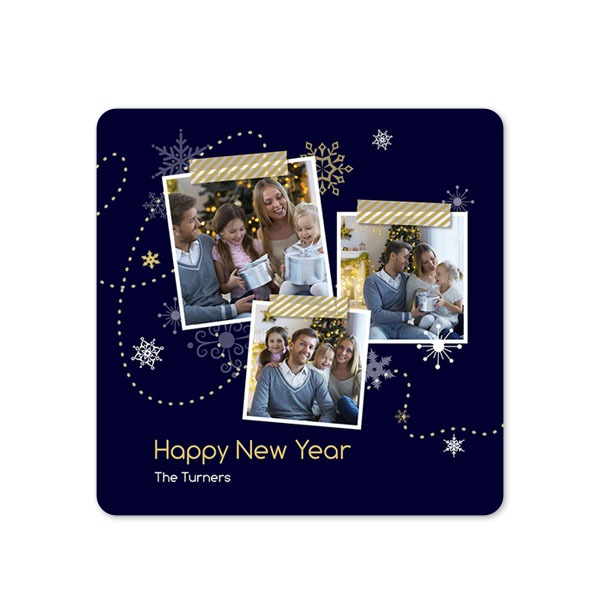 Faire-part 1 volet Carré coins arrondis 14,3 x 14,3 cm Faire-part 1 volet Carré coins arrondis 14,3 x 14,3 cm