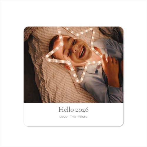 Enkle Fotokort kvadratisk runde hjørner 14,3 x 14,3 cm Enkle Fotokort kvadratisk runde hjørner 14,3 x 14,3 cm