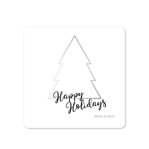 Enkle Fotokort kvadratisk runde hjørner 14,3 x 14,3 cm Enkle Fotokort kvadratisk runde hjørner 14,3 x 14,3 cm