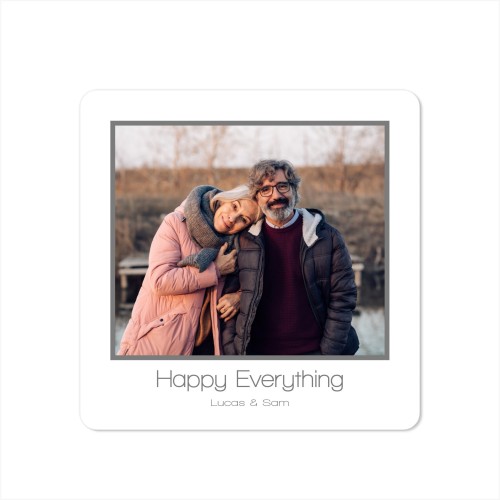 Faire-part 1 volet Carré coins arrondis 14,3 x 14,3 cm Faire-part 1 volet Carré coins arrondis 14,3 x 14,3 cm