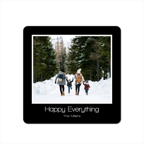 Enkle Fotokort kvadratisk runde hjørner 14,3 x 14,3 cm