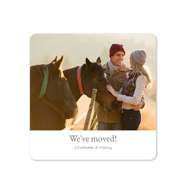 Single Card square rounded corners 14,3 x 14,3 cm