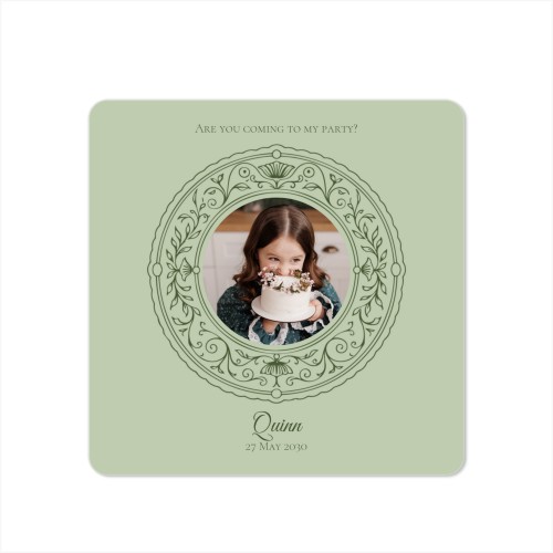 Single Card square rounded corners 14,3 x 14,3 cm