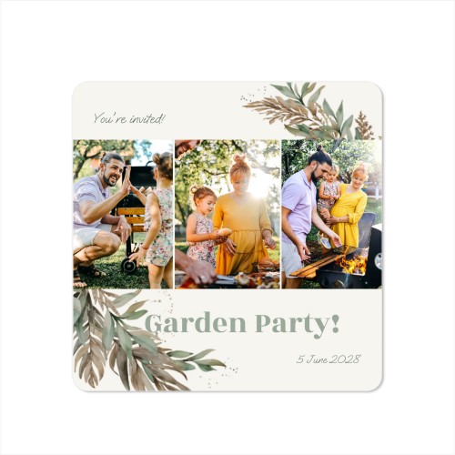 Single Card square rounded corners 14,3 x 14,3 cm