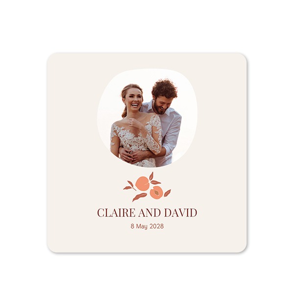 Single Card square rounded corners 14,3 x 14,3 cm