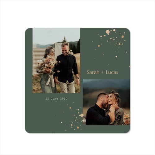 Single Card square rounded corners 14,3 x 14,3 cm