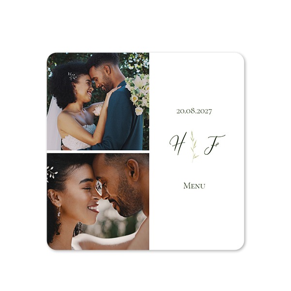 Single Card square rounded corners 14,3 x 14,3 cm
