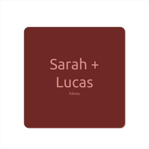 Single Card square rounded corners 14,3 x 14,3 cm