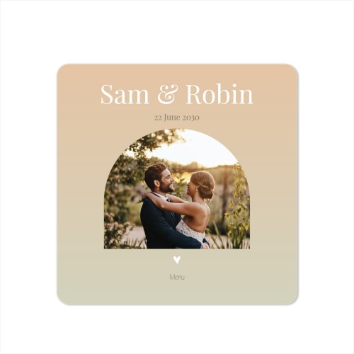 Single Card square rounded corners 14,3 x 14,3 cm