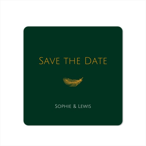 Enkle Fotokort kvadratisk runde hjørner 14,3 x 14,3 cm