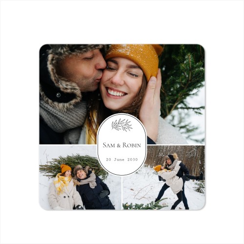 Single Card square rounded corners 14,3 x 14,3 cm