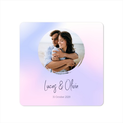 Single Card square rounded corners 14,3 x 14,3 cm