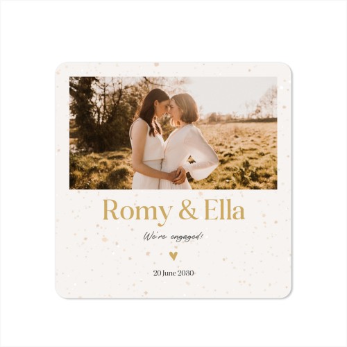 Single Card square rounded corners 14,3 x 14,3 cm