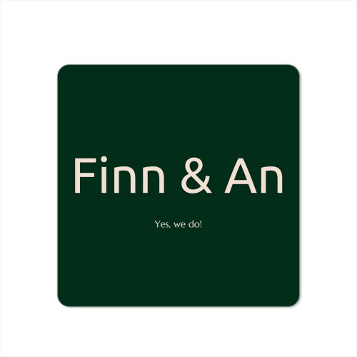 Enkle Fotokort kvadratisk runde hjørner 14,3 x 14,3 cm